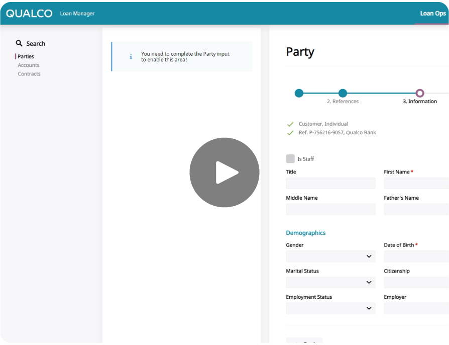 Video 2 ADDING PARTIES