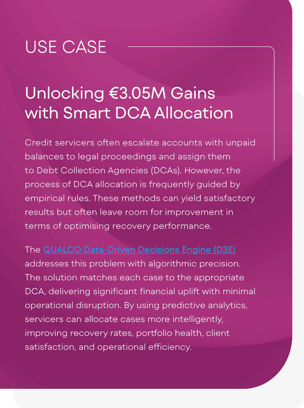 Optimising Debt Collection Agency Allocation_At a glance
